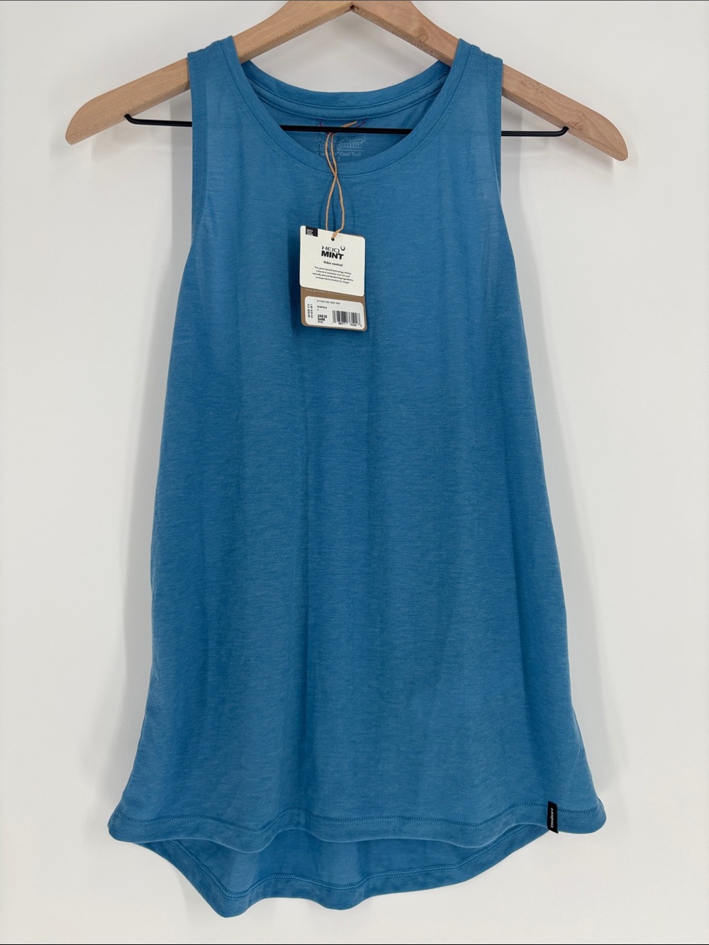 Patagonia capilene cool trail tank shore blue small new
